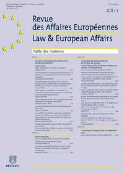 La Belgique et le droit pénal européen 