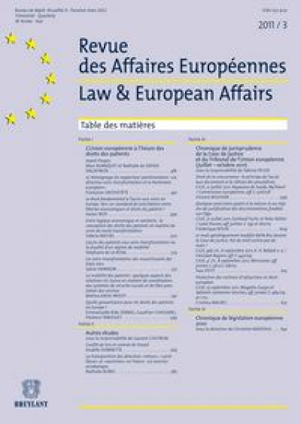 La Belgique: moteur de l'espace européen de justice pénale? 