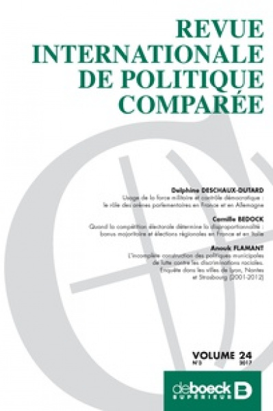 Oppositions Politiques et Politiques d’Opposition Special issue of Revue Internationale de Politique Comparée, vol.18, n°2