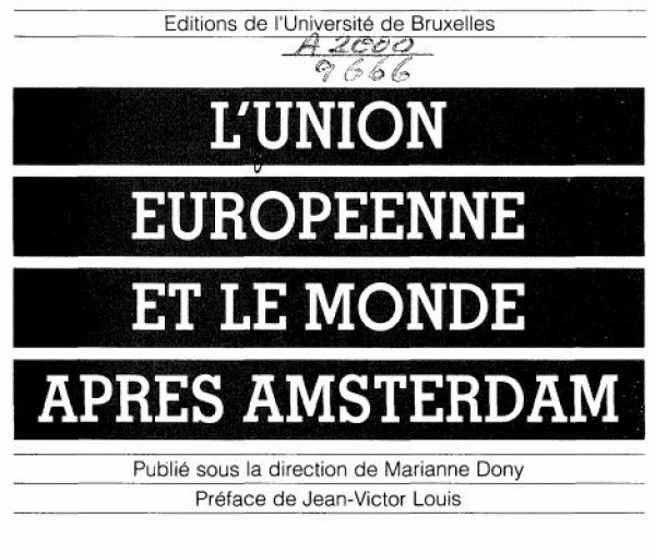 La personnalité juridique de l'Union européenne 